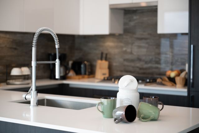 Robinet de cuisine moderne &eacute;conome en eau